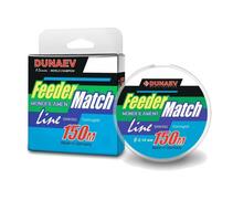 Леска Dunaev Feeder-Match Sinking Black 0.25мм 150м, Разрывная нагрузка: 5.8 кг, Диаметр лески: 0.25 мм, Размотка: 150 м, фото 