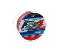 Шнур FLAGMAN PE Hybrid F4 300м Red 0.40мм 25кг 55lb, фото 