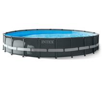 26326 Каркасный бассейн Intex Ultra Frame 488 х 122 см, фильтр-насос, лестница, тент, подстилка, фото 