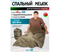 Спальный мешок одеяло с капюшоном ThermoProActive -20 (225x90) хаки, Цвет: хаки, Размер: 225x90, фото 