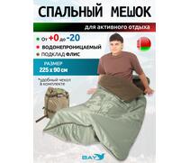 Спальный мешок одеяло с капюшоном ThermoProActive -20 (225x90) оливка светлая, Цвет: олива светлая, Размер: 225x90, фото 