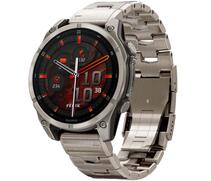 Умные часы Garmin Fenix 8 Amoled Sapphire 47 mm vented titanium bracelet, фото 