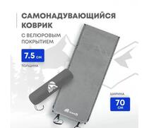 Коврик туристический RSP Velour 75, серый, фото 