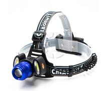 Фонарь налобный "СИБИРСКИЙ СЛЕДОПЫТ-Лайт", 1 LED + 2 COB, zoom, аккум. 220В/60/, фото 