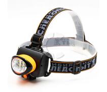 Фонарь налобный "СИБИРСКИЙ СЛЕДОПЫТ-Люминофор", 6 SMD LED, 3хАА/120/, фото 