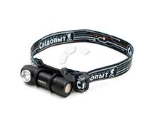 Фонарь налобный "СИБИРСКИЙ СЛЕДОПЫТ-Тензор", съемный, 1 LED, аккум. 220В, USB/200/, фото 