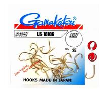 Крючки GAMAKATSU LS-1810G HOOKS GOLD #12, фото 