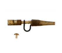 Безопасная клипса c фиксатором CARP PRO Metallic Lead Clips + Tail Rubbers Camo, фото 