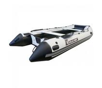 Надувная лодка Polar Bird 385M NEW Merlin Кречет (стеклокомпозит) черный белый, фото 