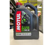 Масло Motul 3100 Gold 10W40 4T моторное, полусинтетическое для четырехтактных двигателей мотоциклов, 4 литра, фото 