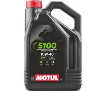 Масло Motul 5100 10W40 4T моторное, полусинтетическое для мотоциклов для четырехтактных двигателей мотоциклов, 4 литра, фото 