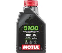 Масло Motul 5100 10W40 4T моторное, полусинтетическое для четырехтактных двигателей мотоциклов, 1 литр, фото 