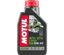 Масло Motul ATV-UTV Expert 4T 10W40 моторное, полусинтетическое для четырехтактных двигателей квадроциклов, 4 литра, фото 