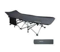 Складная кровать KingCamp Deluxe Folding bed 8007 Black, фото 