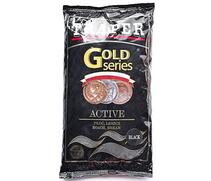 Прикормка Traper Gold Active 1кг (черная), фото 