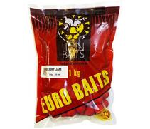 Lion Baits Бойлы тонущие серии EURO BAITS 24 мм клубничный джем (Strawberry Jam) - 1 кг, Вкус для группировки: STRAWBERRY JAM, фото 