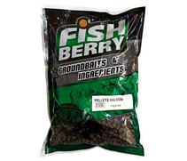 FishBerry Пеллетс карповый (лосось, цв. -темный) 6мм - 1 кг, Вкус: лосось, Вид рыбы: Карп, Диаметр (мм): 6, фото 