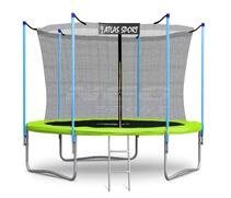 Батут Atlas Sport 183 см (6ft) с внутренней сеткой без лестницы GREEN, Цвет: зеленый, Диаметр батута: 183 см (6 ft), фото 
