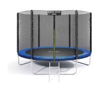 Батут Atlas Sport 252 см (8ft) BASIC с лестницей BLUE, Цвет: синий, Диаметр батута: 252 см (8 ft), фото 