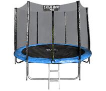 Батут Atlas Sport 312 см (10ft) PRO (усиленные опоры) BLUE, Цвет: синий, Диаметр батута: 312 см (10 ft), фото 