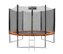 Батут Atlas Sport 252 см (8ft) PRO (усиленные опоры) ORANGE, Цвет: оранжевый, Диаметр батута: 252 см (8 ft), фото 