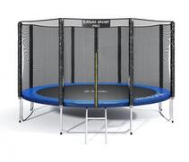 Батут Atlas Sport 435 см (14ft) PRO (усиленные опоры) BLUE, Цвет: синий, Диаметр батута: 435 см (14ft), фото 