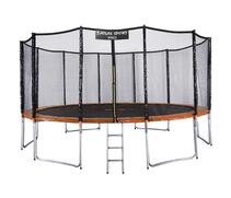 Батут Atlas Sport 490 см (16ft) PRO (усиленные опоры) ORANGE, Цвет: оранжевый, Диаметр батута: 490 см (16 ft), фото 