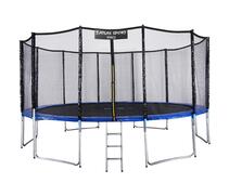Батут Atlas Sport 490 см (16ft) PRO (усиленные опоры) BLUE, Цвет: синий, Диаметр батута: 490 см (16 ft), фото 