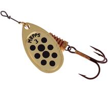 Блесна Mepps Aglia PTS 3 Noirs OR золото/черн.точ 6,5g    (E07), Цвет: Золото/Черная, Вес блесны (г): 6,5, фото 