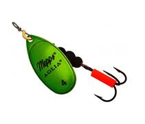 Блесна Mepps Platinum 4 OR/VERT золото/зелен 9g    (F09), Цвет: Green/Gold (Зеленая/Золото), Вес блесны (г): 9, фото 