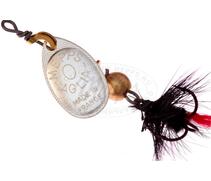 Блесна Mepps Aglia MOUCH 0 Black AG серебро 2,5g    (B05), Цвет: Black/Silver (Черная/Серебро), Вес блесны (г): 2,5, фото 