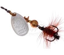 Блесна Mepps Aglia MOUCH 0 Red AG серебро 2,5g    (B06), Цвет: Red/Silver (Красная/Серебро), Вес блесны (г): 2,5, фото 