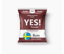 Спиртовые турбо дрожжи YES! YouCan Rum, 45 г.,, Название дрожжей: Rum, фото 