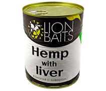 Lion Baits Hemp with liver Конопля с ливером - 900 мл, фото 