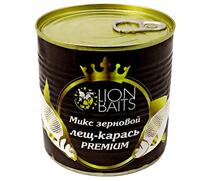 Lion Baits Зерновая смесь микс PREMIUM "Лещ-Карась" - 430мл, Вкус: Лещ-Карась, фото 