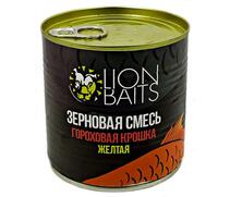Lion Baits Зерновая смесь Гороховая крошка желтая - 430мл, Вкус: Гороховая крошка желтая, фото 