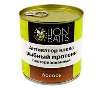 Lion Baits Активатор клева "Рыбный протеин" пастеризованный "ЛОСОСЬ" - 430 мл, Вкус: лосось, фото 
