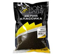 Lion Baits Прикормка серии КЛАССИКА "Лещ черный" - 1кг, Вкус: Лещ черный, Расцветка: черный, фото 