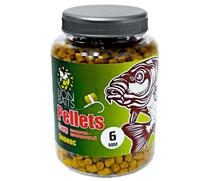 Lion Baits Пеллетс карповый Carp pellets Ананас 6 мм - 300 гр, Вкус: ананас, Вид рыбы: карп, сазан, амур, Диаметр (мм): 6 мм, фото 