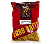 Lion Baits Пеллетс карповый Carp pellets Мед желтый 6 мм - 1кг, Вкус: Мед, Вид рыбы: карп, сазан, амур, Диаметр (мм): 6 мм, фото 