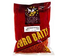 Lion Baits Пеллетс карповый Carp pellets Слива оранжевый 6 мм - 1кг, Вкус: слива, Вид рыбы: карп, сазан, амур, Диаметр (мм): 6 мм, фото 