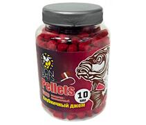 Lion Baits Пеллетс карповый Carp pellets Клубничный джем 10 мм - 300 гр, Вкус: клубничный джем, Вид рыбы: карп, сазан, амур, Диаметр (мм): 10 мм, фото 