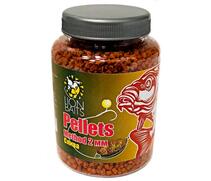 Lion Baits (Method pellets) Пеллетс методный "Слива" 2 мм - 300 гр, Вкус: слива, Расцветка: оранжевый, Диаметр (мм): 2, фото 