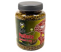 Lion Baits (Method pellets) Пеллетс методный "Мед" 2 мм - 300 гр, Вкус: Мед, Расцветка: желтый, Диаметр (мм): 2, фото 