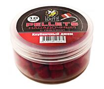 Lion Baits Пеллетс насадочный с резинкой "Клубничный джем" - 6 мм, Вкус: клубничный джем, Диаметр (мм): 6 мм, фото 