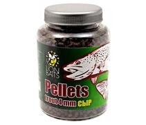 FishBerry Пеллетс форелевый Pellets Trout "Сыр" 4 мм - 300 гр, фото 