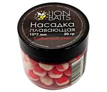 Lion Baits Насадка плавающая двухцветная Клубничный джем 10х7 мм (20 гр), Вкус: клубничный джем, Диаметр (мм): 10, фото 