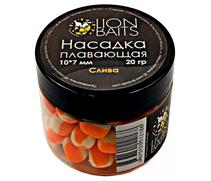 Lion Baits Насадка плавающая двухцветная Слива 10х7 мм (20 гр), Вкус: слива, Диаметр (мм): 10, фото 