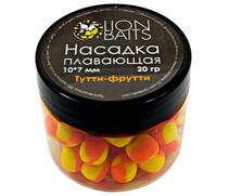 Lion Baits Насадка плавающая двухцветная Тутти-фрутти 10х7 мм (20 гр), Вкус: Тутти-фрутти, Диаметр (мм): 10, фото 