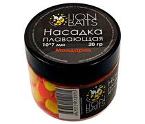 Lion Baits Насадка плавающая двухцветная Мандарин 10х7 мм (20 гр), Вкус: Мандарин, Диаметр (мм): 10, фото 
